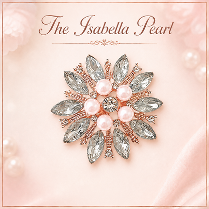 Shae’s Creation Pearl Bloom Brooches