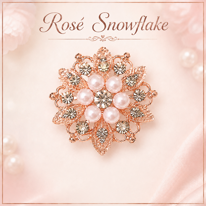 Shae’s Creation Pearl Bloom Brooches
