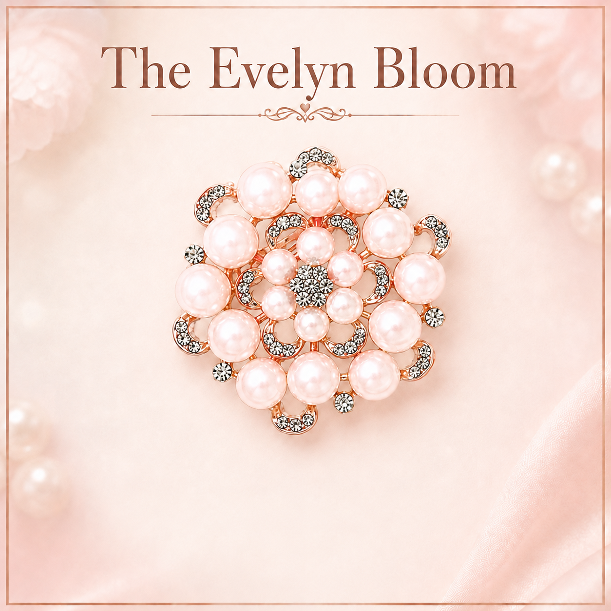 Shae’s Creation Pearl Bloom Brooches