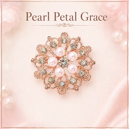 Shae’s Creation Pearl Bloom Brooches