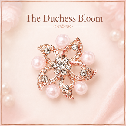 Shae’s Creation Pearl Bloom Brooches